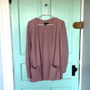 Blush Open Cardigan